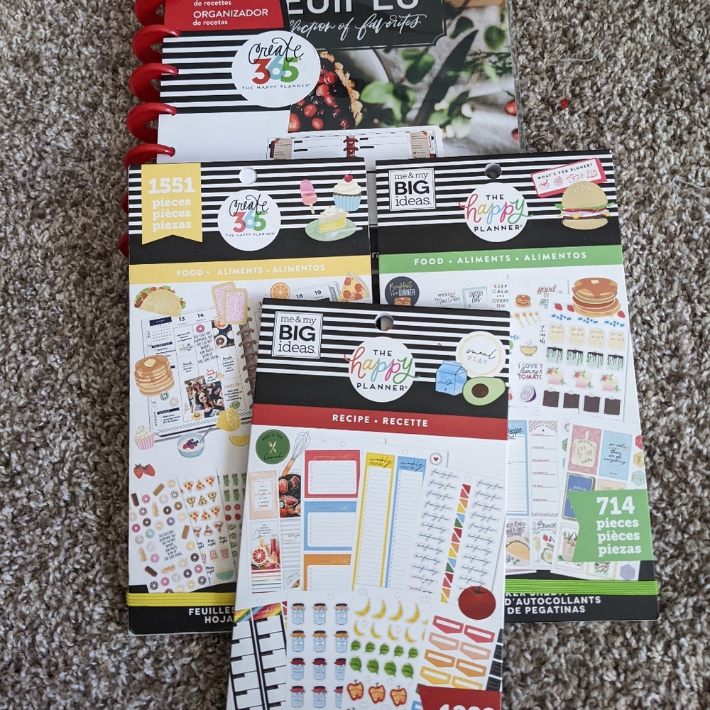 The happy planner recipes bundle